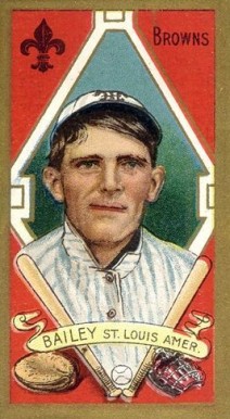 1911 Gold Borders Bill Bailey #6 Baseball Card