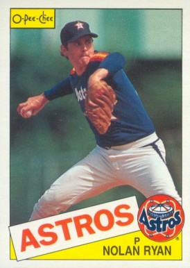 1985 O-Pee-Chee Nolan Ryan #63 Baseball Card