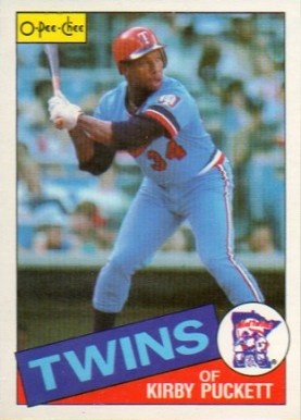 1985 O-Pee-Chee Kirby Puckett #10 Baseball Card