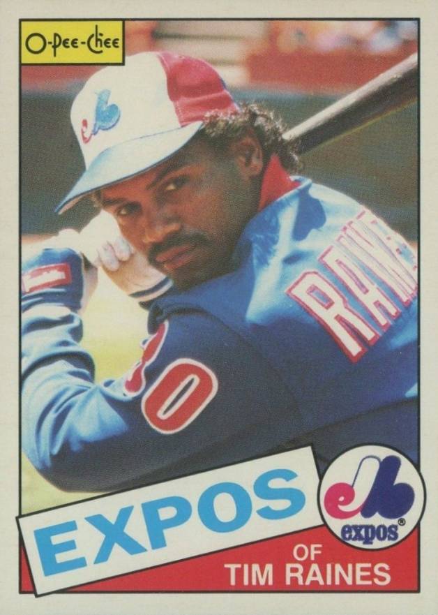 1985 O-Pee-Chee Tim Raines #277 Baseball Card