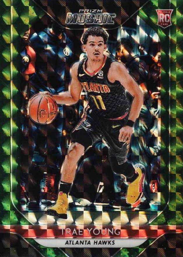 2018 Panini Prizm Mosaic Trae Young #93 Basketball Card