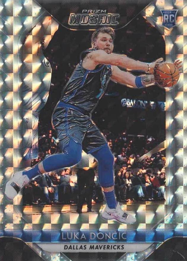2018 Panini Prizm Mosaic Luka Doncic #68 Basketball Card