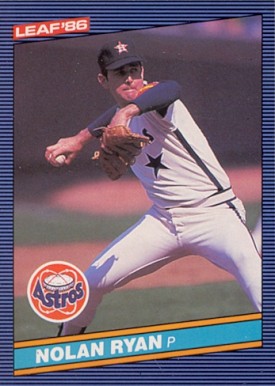 1986 Leaf Nolan Ryan #132 Baseball Card