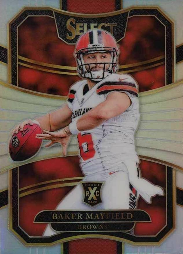 2017 Panini Select '18 NFL Draft XRC Prizm Redemption Baker Mayfield #301 Football Card