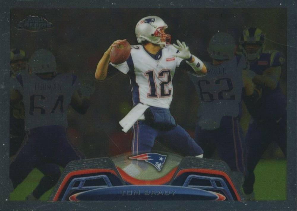 2013 Topps Chrome Tom Brady #50 Football Card