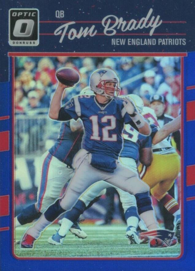2016 Panini Donruss Optic Tom Brady #62 Football Card