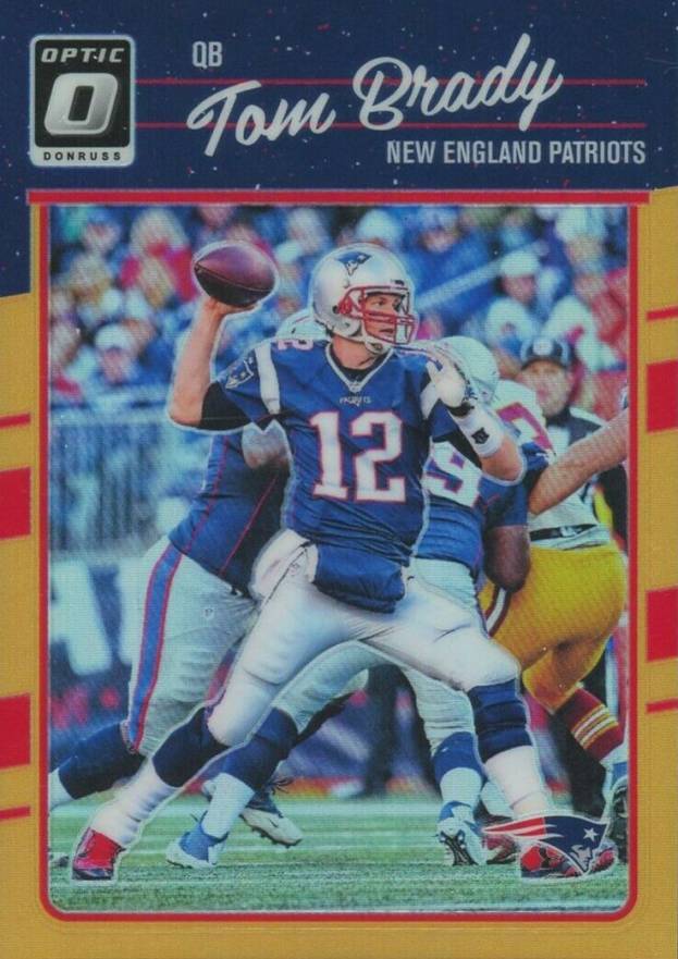 2016 Panini Donruss Optic Tom Brady #62 Football Card