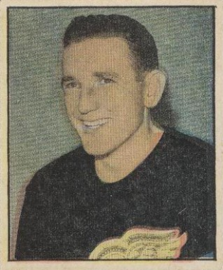 1951 Berk Ross Sid Abel #3-16 Hockey Card