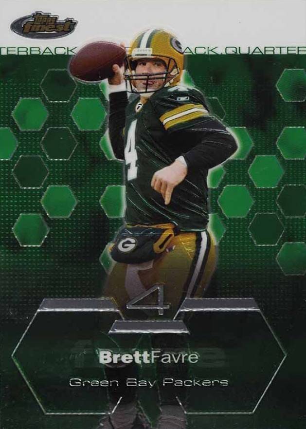 2003 Finest Brett Favre #3 Football Card