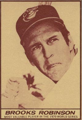 1971 Milk Duds Brooks Robinson # Baseball Card