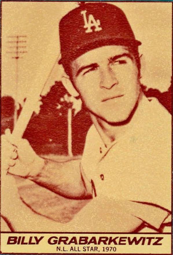 1971 Milk Duds Billy Grabarkewitz # Baseball Card