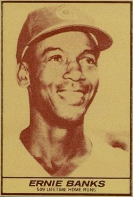 1971 Milk Duds Ernie Banks # Baseball Card