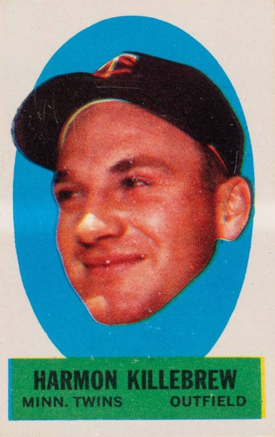1963 Topps Peel-Offs Harmon Killebrew # Baseball Card