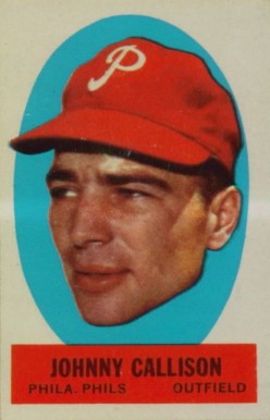 1963 Topps Peel-Offs Johnny Callison # Baseball Card
