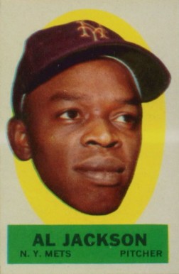 1963 Topps Peel-Offs Al Jackson # Baseball Card