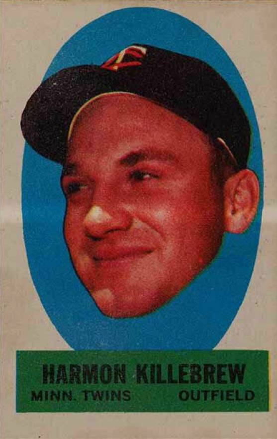 1963 Topps Peel-Offs Harmon Killebrew # Baseball Card
