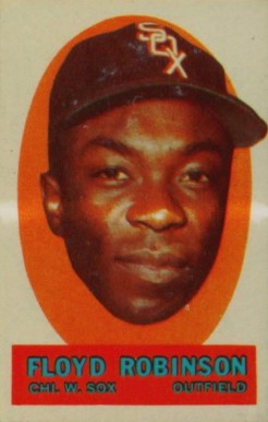 1963 Topps Peel-Offs Floyd Robinson # Baseball Card