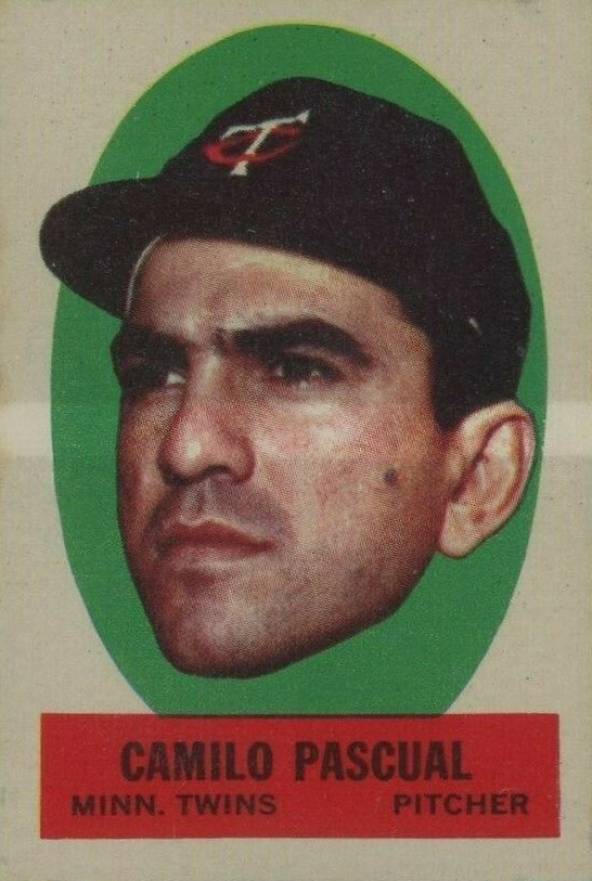1963 Topps Peel-Offs Camilo Pascual # Baseball Card