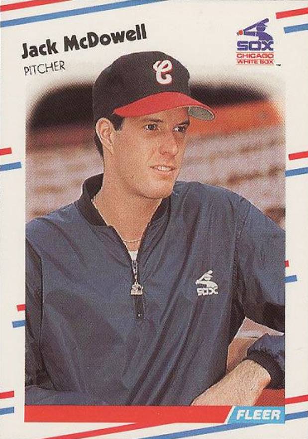 1988 Fleer Glossy Jack McDowell #407 Baseball Card