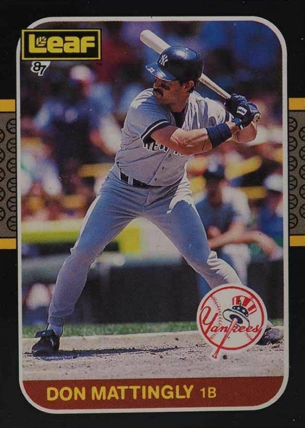 1987 Leaf Don Mattingly #150 Baseball Card