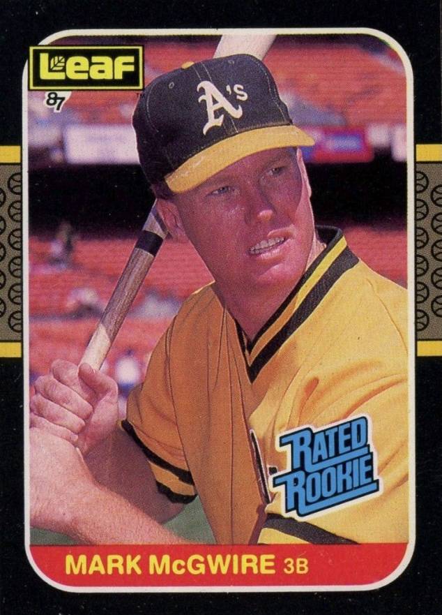 1987 Leaf Mark McGwire #46 Baseball Card