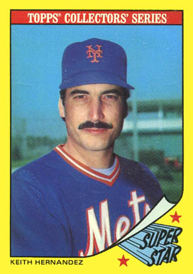 1986 Woolworth Keith Hernandez #14 Baseball Card