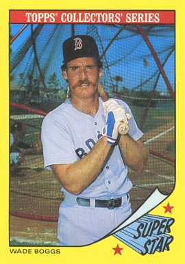 1986 Woolworth Wade Boggs #3 Baseball Card