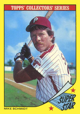 1986 Woolworth Mike Schmidt #30 Baseball Card