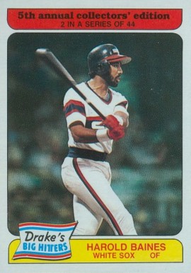 1985 Drake's Harold Baines #2 Baseball Card