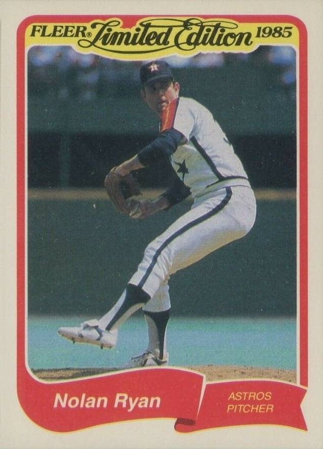 1985 Fleer Limited Edition Nolan Ryan #30 Baseball Card