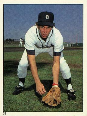 1981 Topps Stickers Alan Trammell #75 Baseball Card