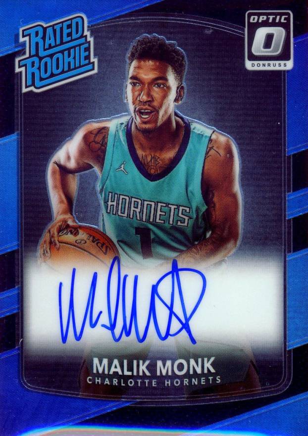 2017 Panini Donruss Optic Malik Monk #190 Basketball Card