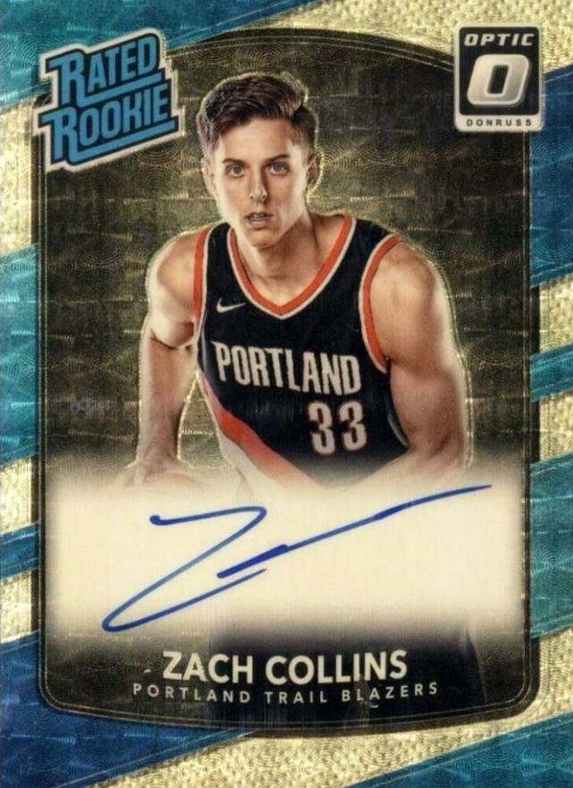 2017 Panini Donruss Optic Zach Collins #191 Basketball Card