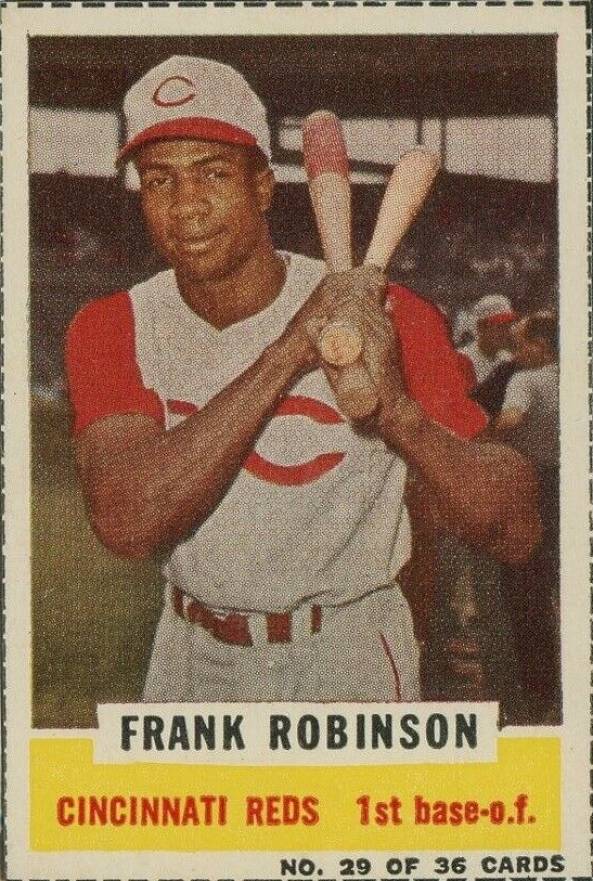 1960 Bazooka Singles Frank Robinson #29 Baseball Card