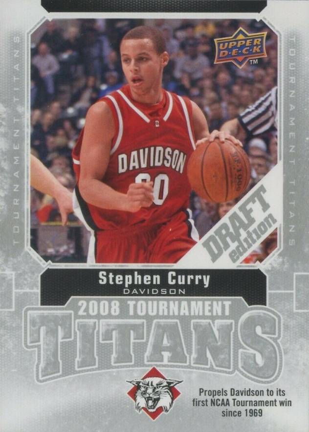 2009 Upper Deck Draft Edition Tournament Titans Stephen Curry #TT-SC Basketball Card