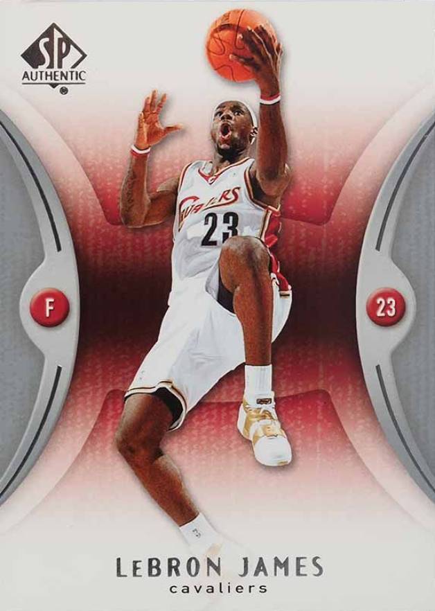 2006 SP Authentic LeBron James #13 Basketball Card