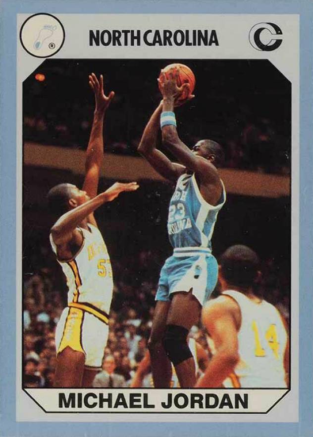 1990 Collegiate Collection North Carolina Michael Jordan #44 Basketball Card