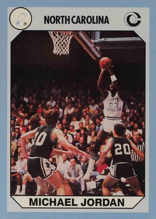 1990 Collegiate Collection North Carolina Michael Jordan #NC1 Basketball Card