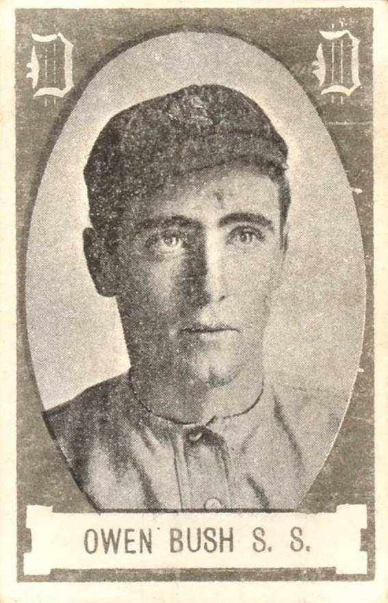 1909 Cuban Cabanas Owen Bush # Baseball Card
