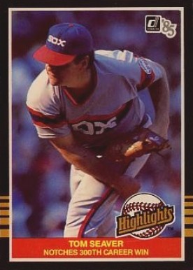 1985 Donruss Highlights Tom Seaver #30 Baseball Card
