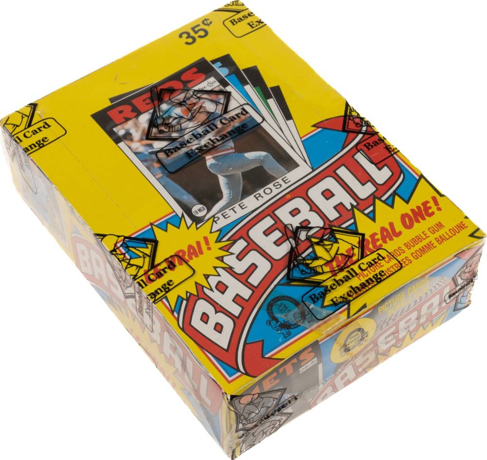 1986 O-Pee-Chee Wax Pack Box #WPB Baseball Card
