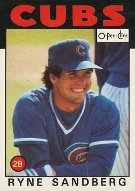 1986 O-Pee-Chee Ryne Sandberg #19 Baseball Card
