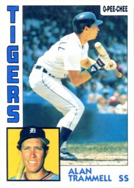 1984 O-Pee-Chee Alan Trammell #88 Baseball Card