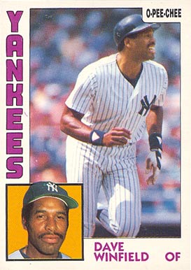 1984 O-Pee-Chee Dave Winfield #378 Baseball Card
