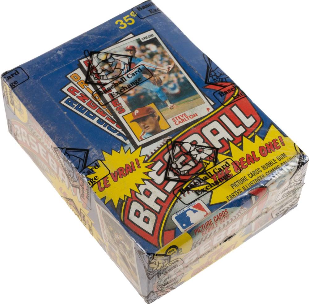 1984 O-Pee-Chee Wax Pack Box #WPB Baseball Card