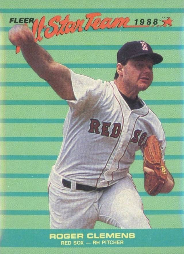 1988 Fleer All-Stars Roger Clemens #4 Baseball Card