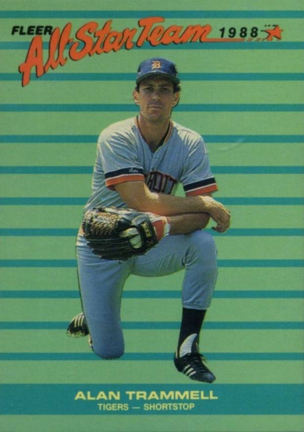 1988 Fleer All-Stars Alan Trammell #9 Baseball Card