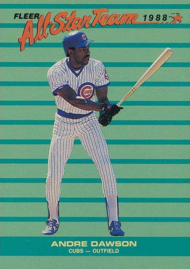 1988 Fleer All-Stars Andre Dawson #6 Baseball Card