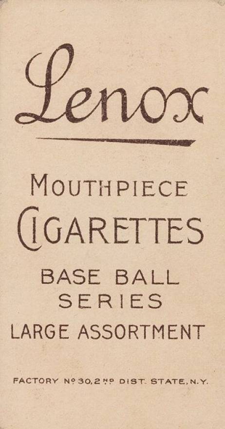 1909 White Borders Lenox-Brown Cobb, Detroit #98 Baseball Card
