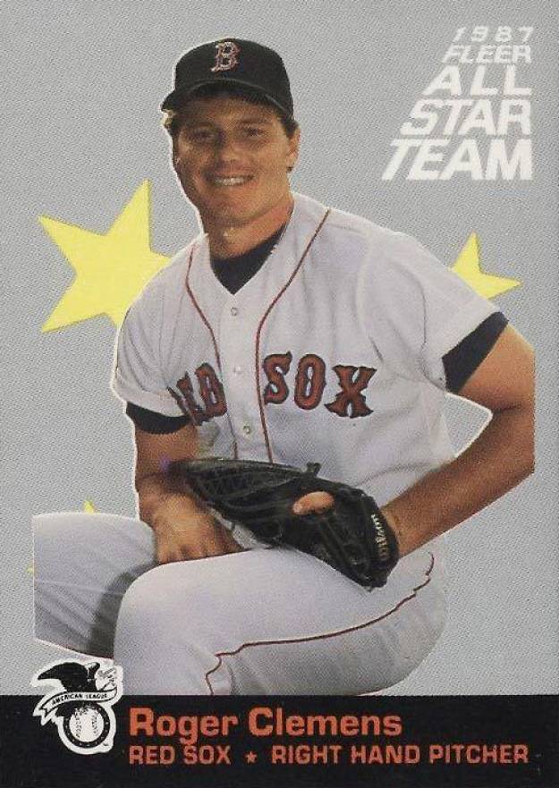 1987 Fleer All-Stars Roger Clemens #11 Baseball Card